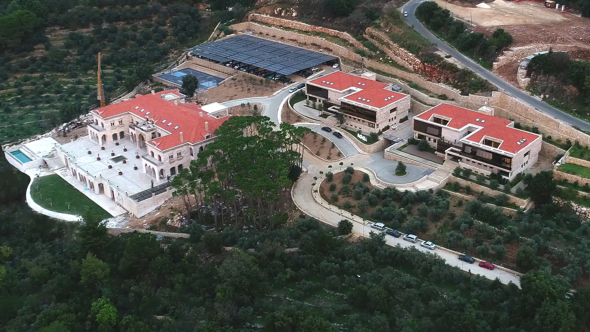 Aerial view of the Houmal Technology Park campus