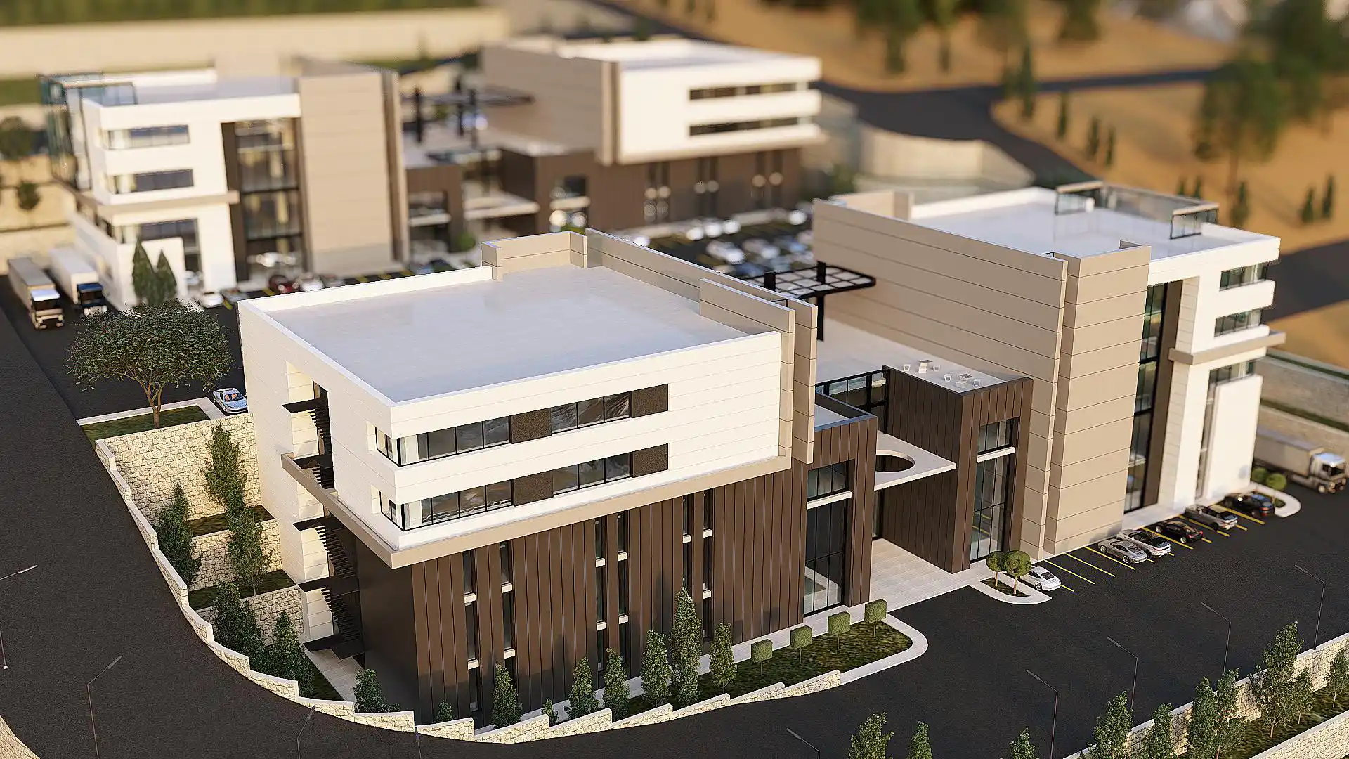 Jezzine Technology Park facility rendering